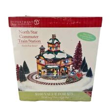 🚨 Department 56 North Pole North Star Commuter Christmas Train Station 56782 picture