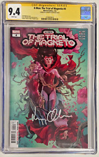 CGC Signature Series Graded 9.4 Trial Of Magneto #4 Signed Auto Elizabeth Olsen picture