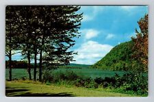 Camden ME-Maine Scenic Lake Megunticook Vintage Souvenir Postcard picture