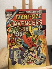 Marvel Comics GIANT SIZE AVENGERS #3 1975 picture