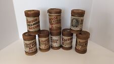 Lot of 8 Edison Gold Cylinders picture