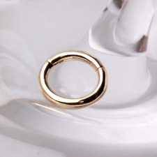 14Kt. Yellow Gold Seamless Clicker Ring - 10mm picture