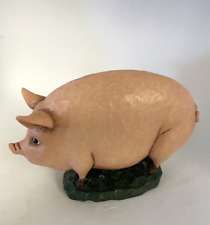 1996 Warren Kimble, Folk Art Pig Figurine, Enesco, Limited Edition, Vintage picture