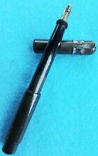 VINTAGE  MOORE HARD RUBBER SAFETY FOUNTAIN PEN-LOOK   picture