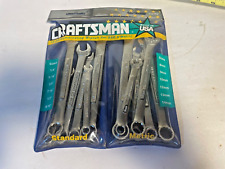 Vintage Craftsman #9-44753 12pc combination wrench set SAE & metric picture