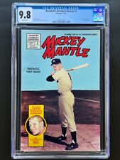 Baseball’s Greatest Heroes #1 Mickey Mantle  CGC 9.8  NM/M  WP  New York Yankees picture
