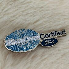 Ford Motor Company Blue Oval Certified Dealer Salesman Enamel Lapel Pin picture