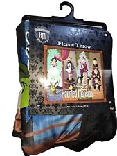 Disney Haunted Mansion Fleece Throw Blanket Stretching Portraits 60x50 NEW picture