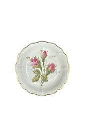 Rosenthal - Continental Pompadour Ivory Moss Rose Coaster Trinket Plate picture