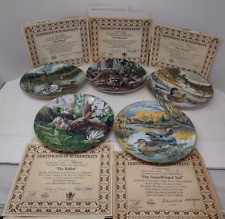 VINTAGE KEVIN DANIEL KNOWLES PLATE COLLECTION LOT X 5 COLLECTOR PLATES Cert Auth picture