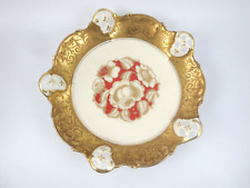 ROSENTHAL 1884 KRONACH-GERMANY MOLIERE ROSEMARIE GOLD RED PORCELAIN PLATE BOWL picture
