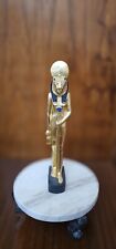 Ancient Lioness Sekhmet Statue holding Lotus Scepter from Egyptian Stone picture