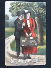 1916 Antique Postcard WWI Romance Sweethearts Love B6635 picture