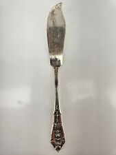 Wallace Sterling Silver Flatware - Rose Point Cheese Knife 7