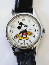 VTG Lorus Walt Disney Mickey Mouse Watch V515-6080 Stainless Runs Great picture