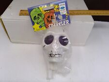 NOS Vintage HSI Imports Halloween Sparkler - Skeleton Skull picture