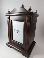 Vintage Bombay Company Photo Album Book Keepsake Display Box with Brass Finials picture