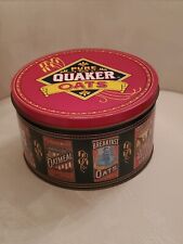 Vintage Quacker Oats Tin Measures Approximately 4 1/4 Tall  X 7 1/8 In In... picture