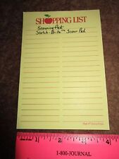 Shopping List Post It Brand Notes Advertising Scotch-Brite Scour Pad Paper picture
