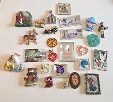 Lot Of 26 Vintage Refrigerator Magnets Fridge Set Advertising Love Painting picture