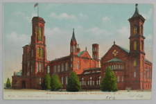 Bright Red Brick Smithsonian Institute, Washington D.C - Posted Vintage Postcard picture