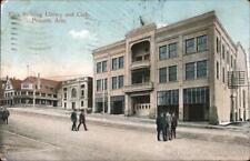 1909 Prescott,AZ Elk's Building Library and Club Yavapai County Arizona Postcard picture