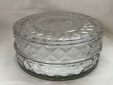 Partylite Crystal Sampler Covered Dish P0170 - Excellent Condition NIB picture