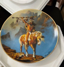Franklin Mint plate Spirit of the South Wind Hermon Adams Western Heritage picture