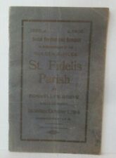 1906 St. Fidelis Parish College Point NY Golden Jubilee 32 Page Booklet MX32 picture
