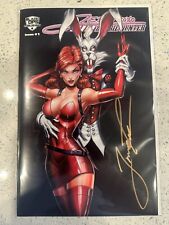 Jessi Zombie Hunter #1 Signed By Jamie Tyndall Kickstarter  Trade Cover With COA picture