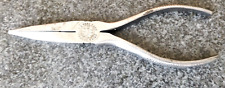 1940s Vintage UTICA Pliers 654 ~ Long Chain Nose Pliers with Cutters picture