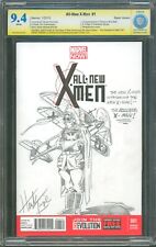 All-New X-Men #1 ⭐ HERB TRIMPE ORIGINAL SKETCH ⭐ CBCS Phantom Eagle Comic Art picture