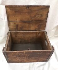 Antique Monarch Brewing CO Beer Crate Chicago 1930s Prohibition - KR388 picture