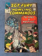 Sgt Fury And His Howling Commandos #21 1965 August Marvel Comic Book VG- picture