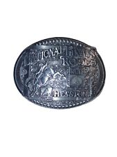 1998 Limited Edition Hesston National Finals Rodeo Belt Buckle picture