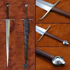 Sword Of Alexandria With Leather Sheath Handmade Viking Sword, Custom,Sword picture