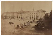 France, Toulouse, Place du Capitole, vintage print, ca.1875 vintage print print picture