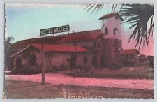 Postcard RPPC Mexico Ciudad Valles Hotel Valles Hand Colored Vintage Unposted picture