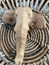 Elephant head wall hook