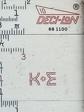 Vintage Keuffel & Esser Deci-Lon 10 Slide Rule with Leather Case, Instr. Manual picture