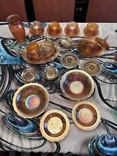 ESTATE LOT MARIGOLD FEDERAL CARNIVAL INDIANA GLASS 23 VINTAGE ORIGINAL PIECES picture