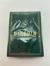 Bitcoin Limited Cash Edition Green w/Gold Foil Playing Cards by IOP52 - SEALED picture