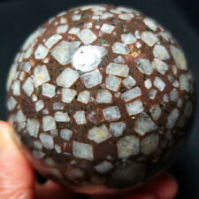 TOP 507.4G 70MM Natural Polished The Magic Crystal Sphere Ball Healing  A809 picture
