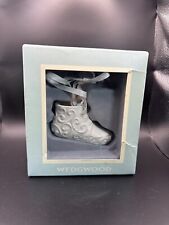 Wedgwood Babys First Christmas Bootie Ornament 2007 w/ Ribbon porcelain in box picture