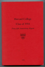 Harvard College, Class 1954, Cambridge, Mass, 45th Anniversary Report picture