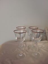Set Of 4 Mikasa Wheaton Tall Wine Glasses picture