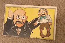 1906 Jimmy Listening to Papa Comic Movable Mechanical American Journal Postcard picture