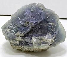 427 Grams Blue Fluorite Crystal Specimen with Matrix Probably Calcite picture