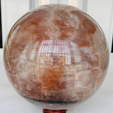 3780g Natural red gum flower ball quartz crystal energy reiki healing picture