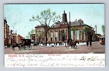 Newark NJ-New Jersey, Old Court House, Horse Buggy, Antique Vintage Postcard picture